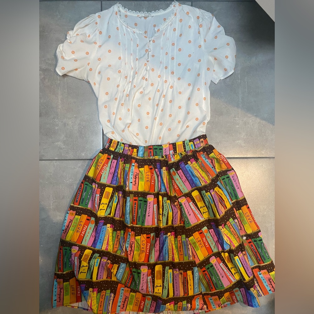Modcloth Book skirt/outfit